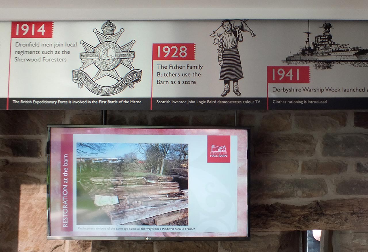 Dronfield Hall Barn, Derbyshire