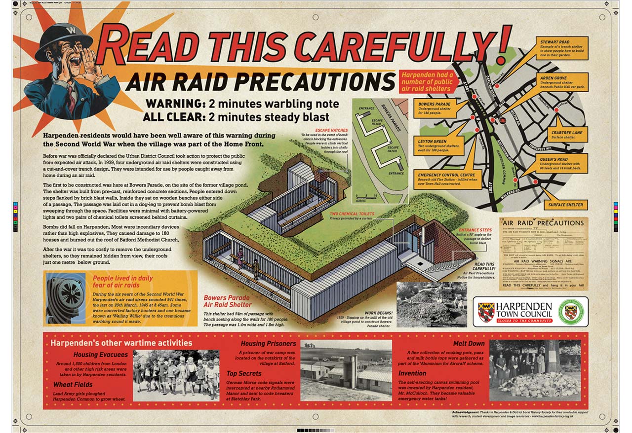 Harpenden Air Raid Shelters, St Albans, Hertfordshire